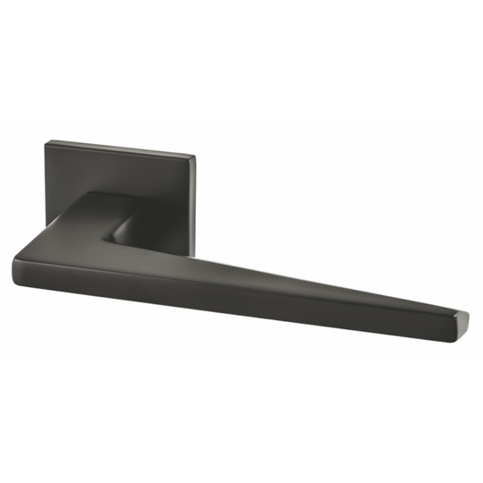 Дверная ручка на тонкой розетке Armadillo Urban Slim K.USS52.MORI BL-26 черная