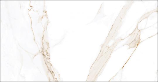 Керамогранит Azario Bianka White Glossy 60x120 см