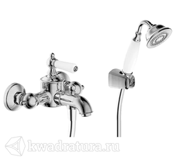 Смеситель для ванны и душа Bravat F675109CB Art с душевой лейкой