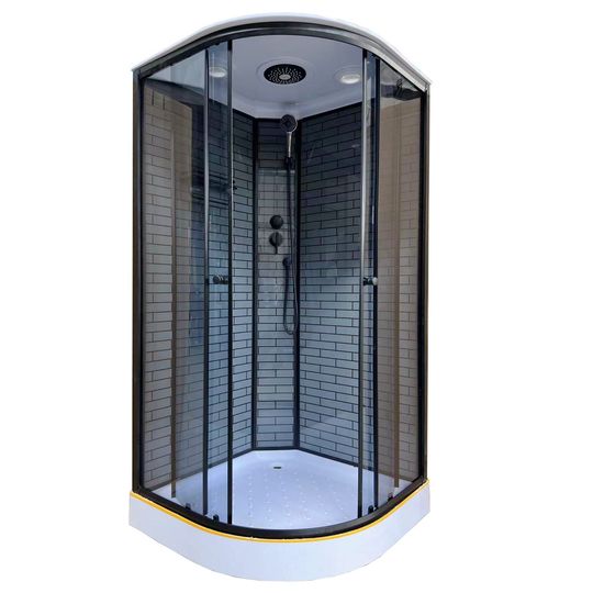 Душевая кабина Дана 23Г 100x100x215 графит кирпич