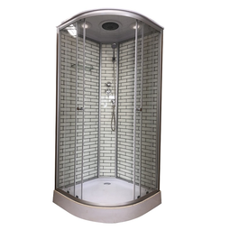 Душевая кабина Дана 31К 90x90x215 белый кирпич