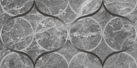 Декор Laparet Crystal Resonanse серый 30x60 см