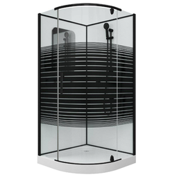 Душевая кабина Grossman GR270 100x100x205 без крыши стекло с рисунком
