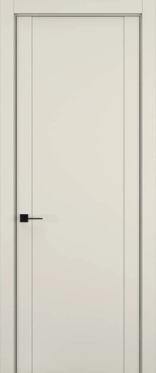 Межкомнатная дверь Hausdoors Фактурные линии 1 Керамик жемчужный ДГ