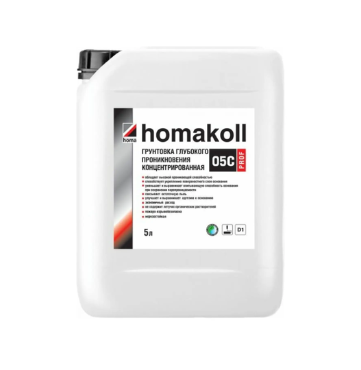 Грунтовка Homakoll 05C Prof глубокого проникновения концентрат