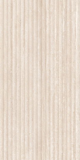Керамогранит Global Tile Травертин Романо светло-бежевый канноли 60x120 см GT1206029997MCR карвинг