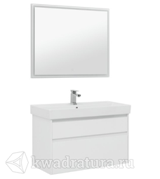 Комплект мебели для ванной Aquanet Nova Lite 100 белый