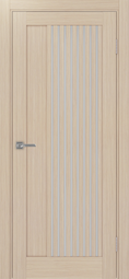 Межкомнатная дверь OPorte Турин 544.12 Дуб беленый стекло мателюкс
