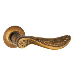 Дверная ручка Punto R.TL54.FLOR CF-17 кофе