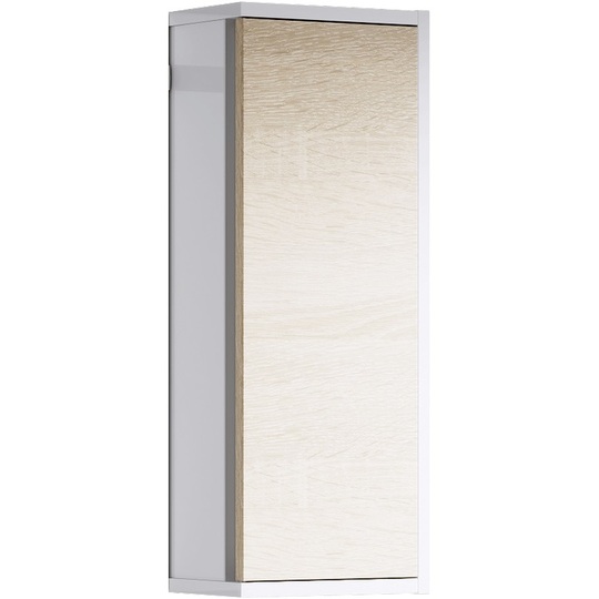 Шкаф навесной для ванной Aqwella Майами 25 дуб сонома