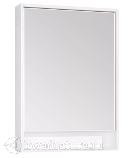Зеркало-шкаф Акватон Капри 60 с подсветкой белый