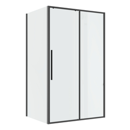 Душевой уголок Niagara Nova NG-34-13AGR-A80GR-34 130х80х195 графит прозрачное стекло
